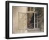 A Girl Reading in a Window-Peter Ilsted-Framed Giclee Print