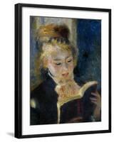 A Girl Reading (La Liseus)-Pierre-Auguste Renoir-Framed Giclee Print