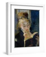 A Girl Reading (La Liseus)-Pierre-Auguste Renoir-Framed Giclee Print