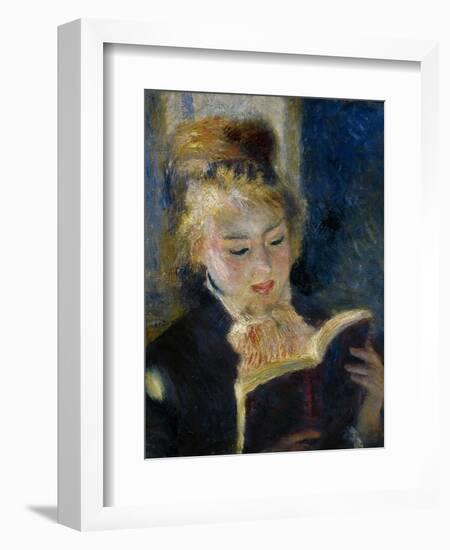 A Girl Reading (La Liseus)-Pierre-Auguste Renoir-Framed Giclee Print