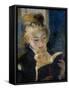 A Girl Reading (La Liseus)-Pierre-Auguste Renoir-Framed Stretched Canvas