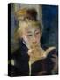 A Girl Reading (La Liseus)-Pierre-Auguste Renoir-Stretched Canvas