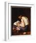 A Girl Reading-Alexei Alexevich Harlamoff-Framed Giclee Print