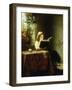 A Girl Reading-Meyer Johan Georg-Framed Giclee Print