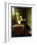 A Girl Reading-Meyer Johan Georg-Framed Giclee Print