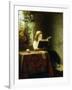 A Girl Reading-Meyer Johan Georg-Framed Giclee Print