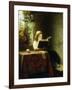 A Girl Reading-Meyer Johan Georg-Framed Giclee Print