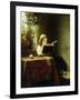 A Girl Reading-Meyer Johan Georg-Framed Giclee Print