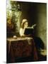 A Girl Reading-Meyer Johan Georg-Mounted Giclee Print