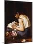 A Girl Reading-Alexei Alexeivich Harlamoff-Mounted Giclee Print