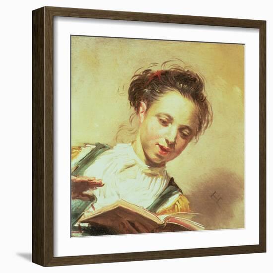 A Girl Singing-Frans Hals-Framed Giclee Print