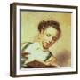 A Girl Singing-Frans Hals-Framed Giclee Print