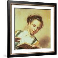 A Girl Singing-Frans Hals-Framed Giclee Print