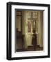 A Girl Standing at a Window-Carl Holsoe-Framed Giclee Print