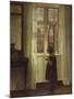 A Girl Standing at a Window-Carl Holsoe-Mounted Giclee Print