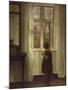 A Girl Standing at a Window-Carl Holsoe-Mounted Giclee Print