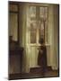 A Girl Standing at a Window-Carl Holsoe-Mounted Giclee Print