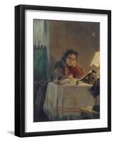 A Girl Student, 1904-Grigori Grigoryevich Myasoedov-Framed Giclee Print