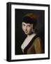 A Girl with a Black Mask, Mid 18th Century-Pietro Rotari-Framed Giclee Print