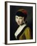 A Girl with a Black Mask-Pietro Antonio Rotari-Framed Giclee Print