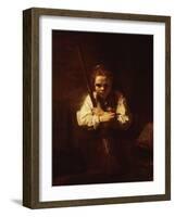 A Girl With a Broom, 1640-null-Framed Giclee Print