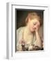 A Girl with a Dead Canary, 1765-Jean Baptiste Greuze-Framed Giclee Print