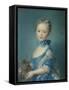 A Girl with a Kitten, 1745-Jean-Baptiste Perronneau-Framed Stretched Canvas