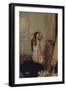 A Girl with a Parrot-Henry Tonks-Framed Giclee Print