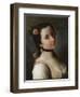 A Girl with a Rose, Mid 18th Century-Pietro Rotari-Framed Giclee Print