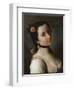 A Girl with a Rose, Mid 18th Century-Pietro Rotari-Framed Giclee Print