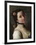 A Girl with a Rose, Mid 18th Century-Pietro Rotari-Framed Giclee Print