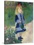 A Girl with a Watering Can, 1876-Pierre-Auguste Renoir-Stretched Canvas