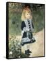 A Girl with a Watering Can-Pierre-Auguste Renoir-Framed Stretched Canvas