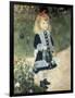 A Girl with a Watering Can-Pierre-Auguste Renoir-Framed Art Print