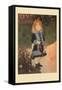 A Girl with a Watering Can-Pierre-Auguste Renoir-Framed Stretched Canvas