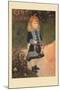 A Girl with a Watering Can-Pierre-Auguste Renoir-Mounted Art Print