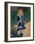 'A Girl with a Watering Gun', 1876-Pierre-Auguste Renoir-Framed Giclee Print