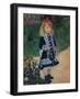 'A Girl with a Watering Gun', 1876-Pierre-Auguste Renoir-Framed Giclee Print