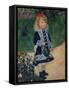 'A Girl with a Watering Gun', 1876-Pierre-Auguste Renoir-Framed Stretched Canvas