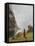 A Girl with Goats by a Fjord-Hans Dahl-Framed Stretched Canvas