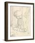 A Girl Writing-Harold Gilman-Framed Giclee Print