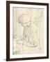 A Girl Writing-Harold Gilman-Framed Giclee Print