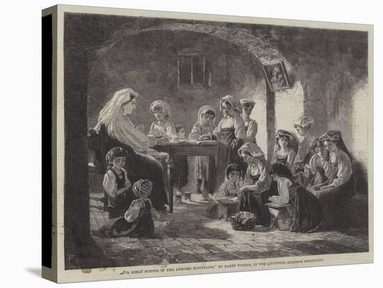 A Girls' School in the Abruzzi Mountains-null-Stretched Canvas