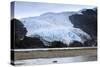 A glacier in the Darwin Mountain range, Alberto de Agostini National Park, Tierra del Fuego, Patago-Alex Robinson-Stretched Canvas