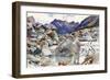 A Glacier Stream in the Alps, C.1904 (Pencil and Watercolour on Paper)-John Singer Sargent-Framed Giclee Print