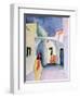 A Glance Down an Alley-Auguste Macke-Framed Giclee Print