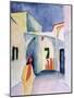 A Glance Down an Alley-Auguste Macke-Mounted Giclee Print