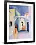 A Glance Down an Alley-Auguste Macke-Framed Giclee Print