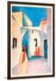 A Glance Down an Alley-Auguste Macke-Framed Art Print