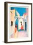 A Glance Down an Alley-Auguste Macke-Framed Premium Giclee Print